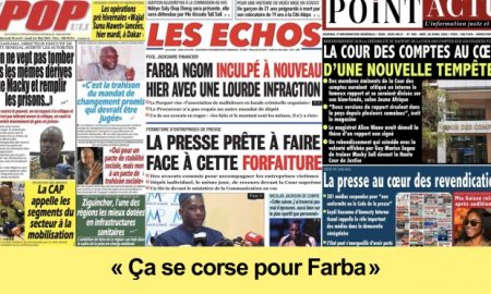 La « Une » des journaux du mercredi 30 avril 2025